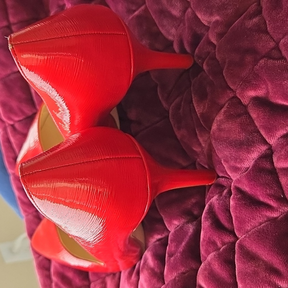 Nine West Red Women's Heels - Picture 4 of 5